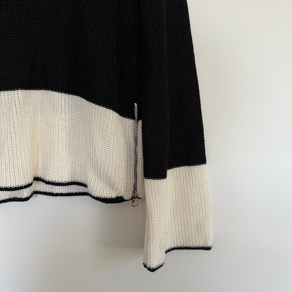 VARLEY Panama Knit Sweater Black & White Size: XS - Picture 4 of 6